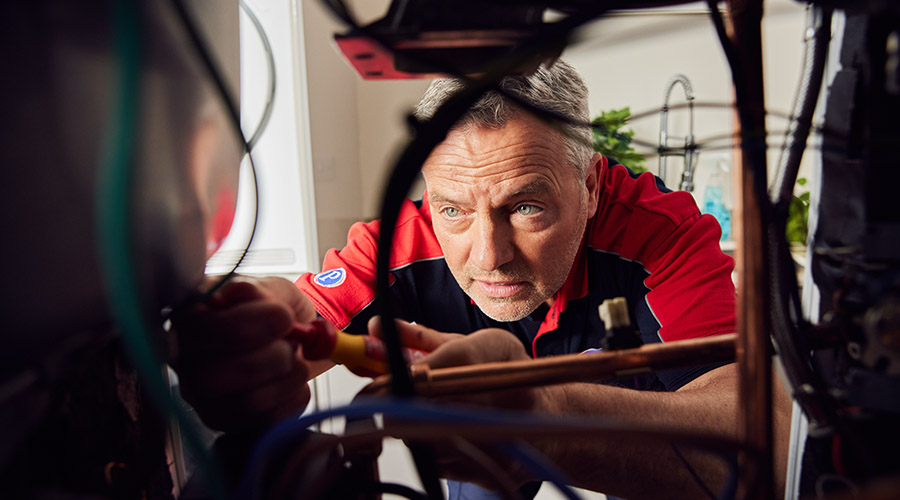 Pimlico heating engineer fixing a boiler